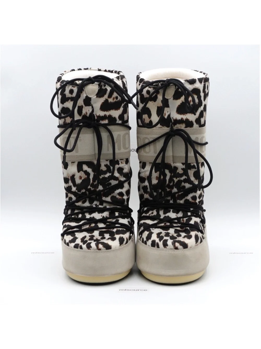 NEW Moon Boot Icon Suede Snow Boots 80D1403190-V020 Leopard